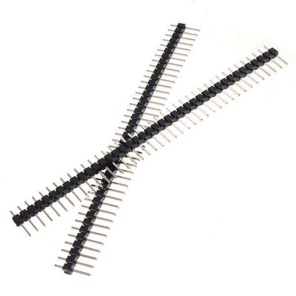50 Pcs 40 Pin 2.54mm Single Row Male Pin Header Strip For Prototype Shield DIY