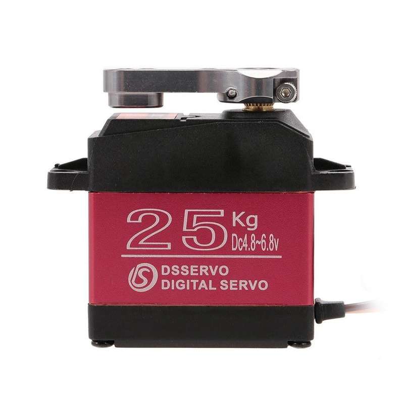 2pcs DSSERVO DS3225 25KG 180 Degree Metal Gear High Torque Waterproof Digital Servo For RC Airplane