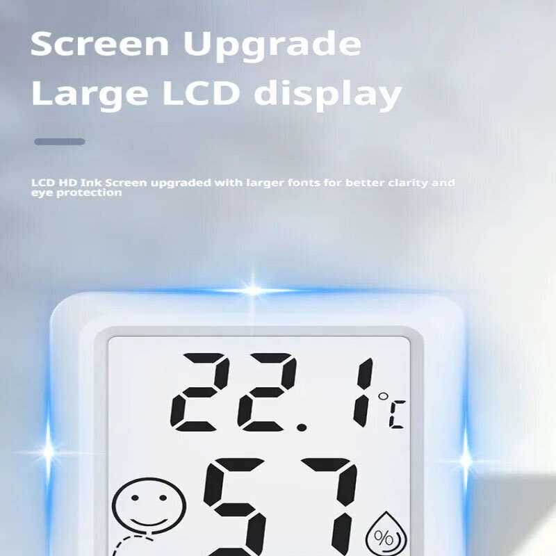 Wall-mounted Home Digital Display Thermometer Hygrometer High-precision Indoors Electronic Temperatu
