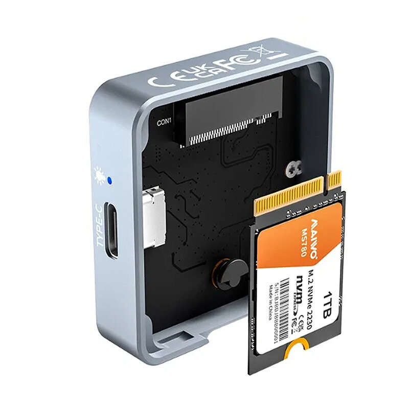 MAIWO M.2 2230 NVMe SSD Enclosure External SSD Case USB-C 3.2 Gen2 to PCI-E NVMe for iPhone 15 Pro M