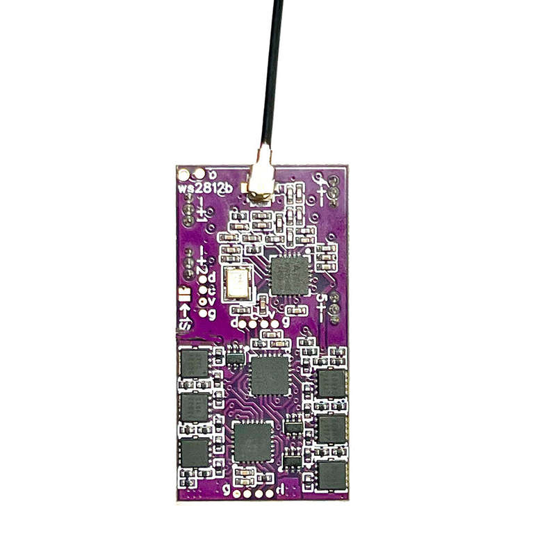 Multi Protocol Long Range Receiver Built-in Dual 12A BLHeli Brushless ESC with BEC for Flysky i6 i6X
