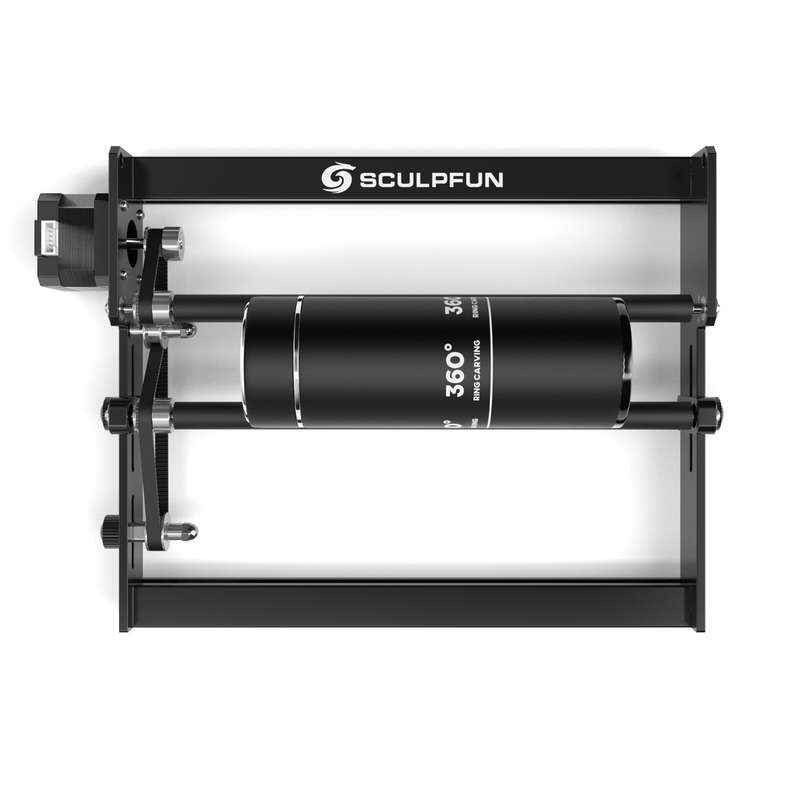 SCULPFUN Laser Rotary Roller for S9 Laser Engraver Y-axis Roller 360 degree Rotating for 6-150mm Eng