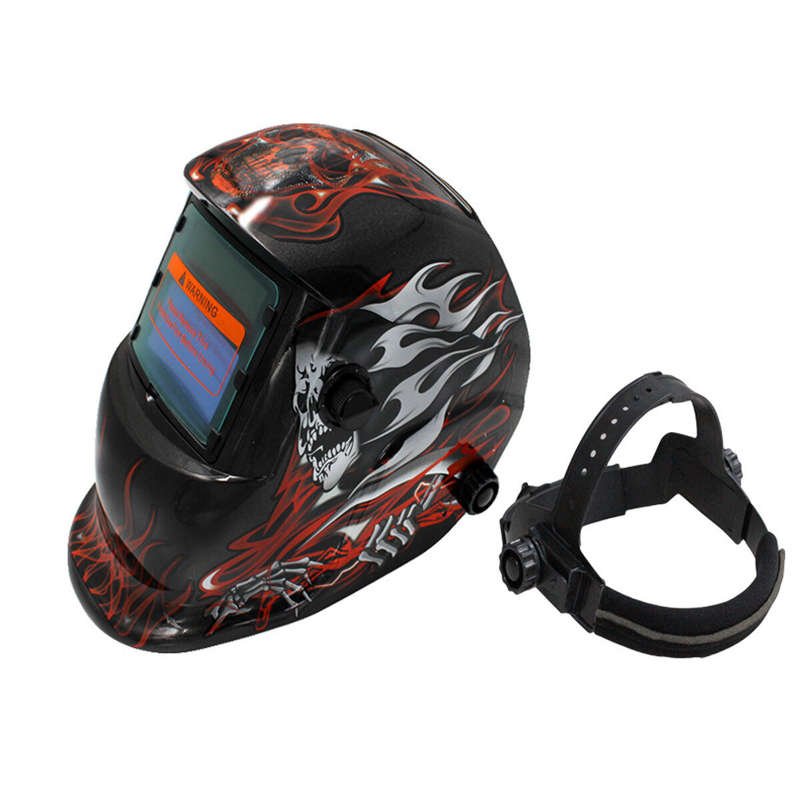 Oauee Welding Helmet Welder Mask Chameleon Large View True Color Solar Power Auto Darkening Welding