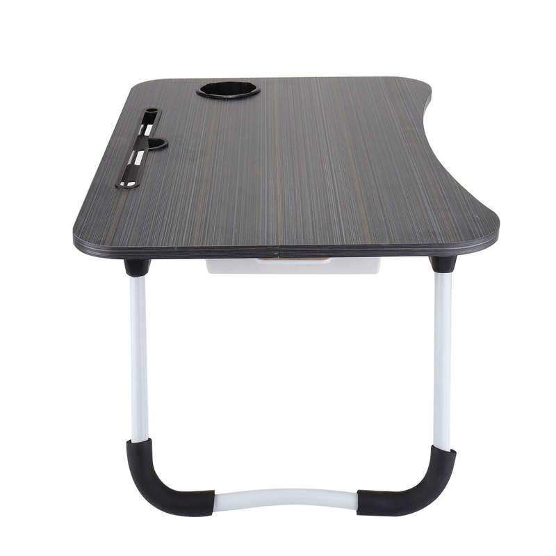 Laptop Table Stand with Small Drawer Portable Folding Desk Notebook Table Stand Lap Tray Bed for Chi