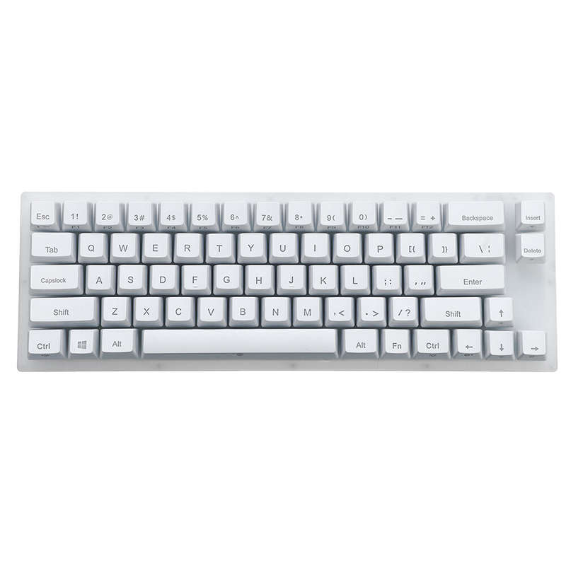 GamaKay K66 Mechanical Keyboard 66 Keys Gateron Switch Hot Swappable Tyce-C Wired RGB Backlit Gaming