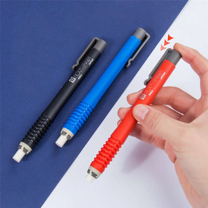 Sakura XNEA Press Pen Eraser 83mm Multicolors Drawing Design of Special Stationery for Students Art