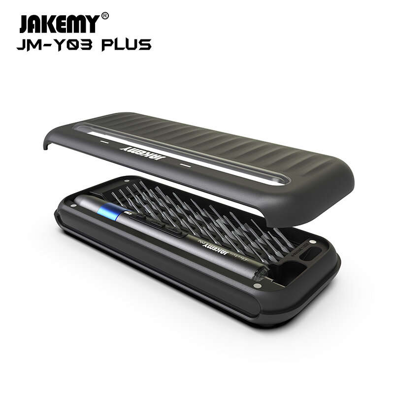 JAKEMY Dual Dynamics Precision Electric Screwdriver Aluminum Alloy 395RPM Portable Multifunctional T
