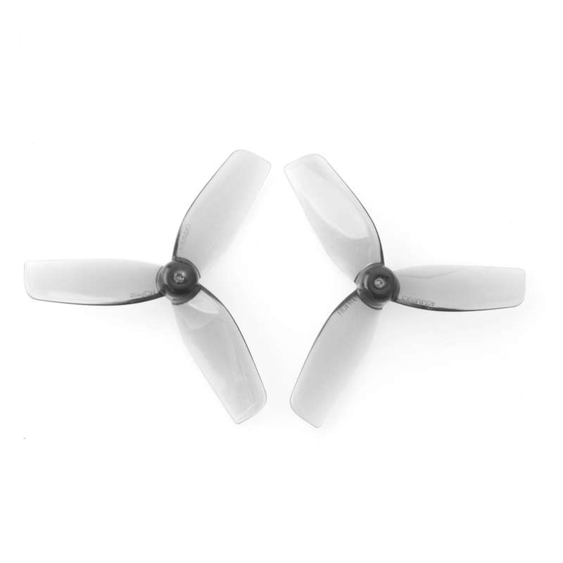 2 Pairs HQProp Micro Whoop 40MM 1mm Hole 3-blade Grey CW CCW Poly Carbonate Propeller for Whoop FPV
