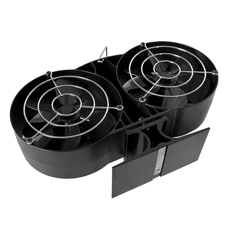 12 Blades Heat Powered Stove Fan with Cover Fireplace Heat Powered Eco-Friendly Fan Portable Heater