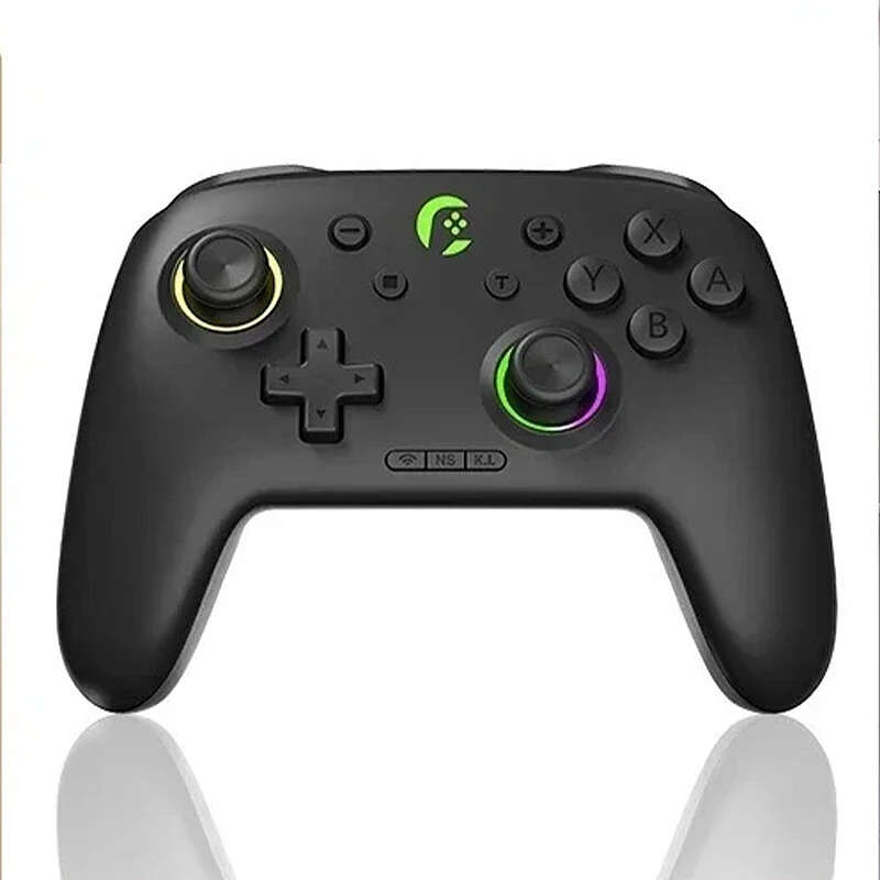 EWEADN D8 Tri-mode Wireless Game Controller with Hall Effect Rocker RGB Light 1KHz Return Rate 800mA