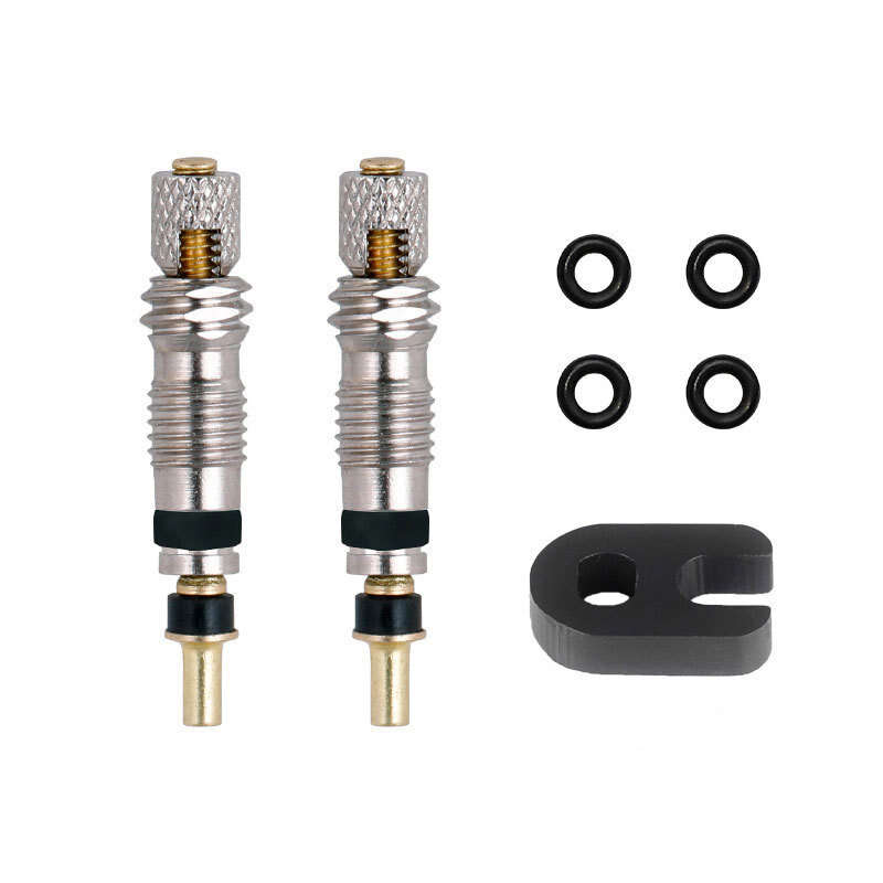 Deemount Bike Tubes Service Parts 12PCS Top Quality Presta Valve Core Brass CNC Bicycle Tool for MTB