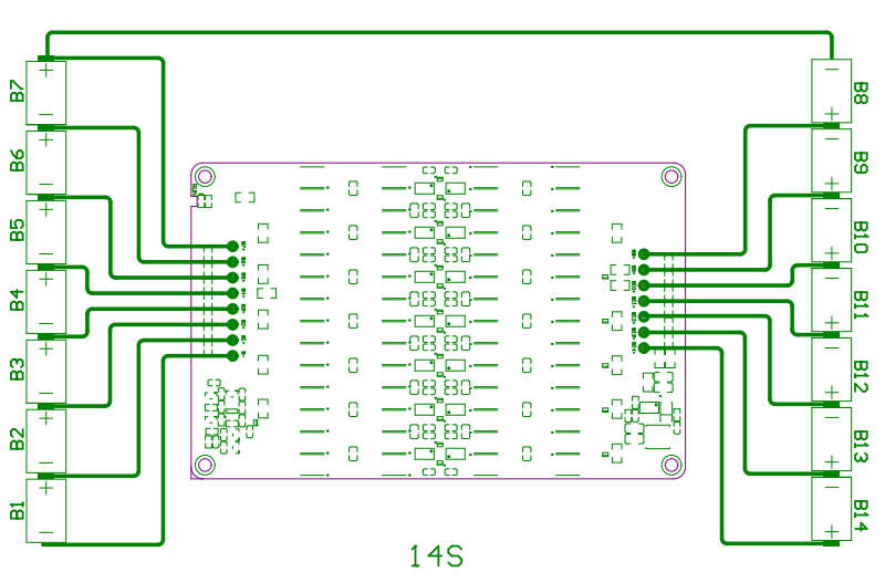 Active Equalizer Balancer 5A 12-16S Capacitive Li-ion Lifepo4 LTO Battery Equalizer Energy Transfer