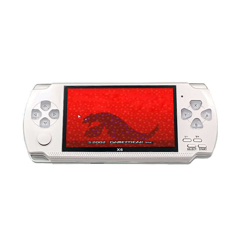 X6 8GB 10000+ Games 4.3 inch High Definition Retro Handheld Video Game Console Game Player for GBA N