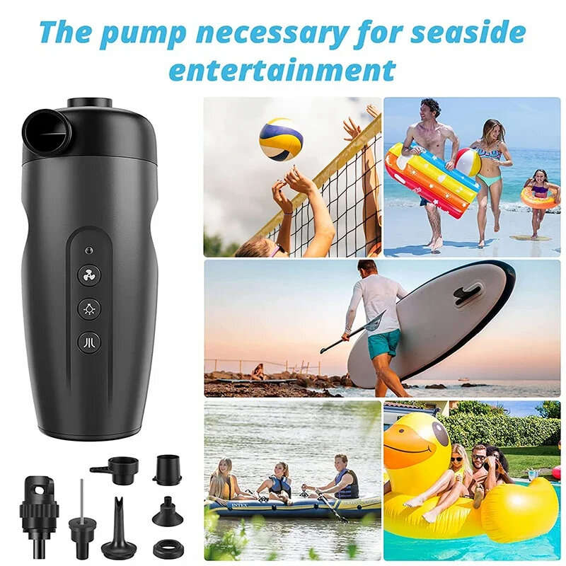 20PSI Portable Multifunctional Outdoor Cordless Inflator Paddle Board Air Pump Vacuum Pump Portable
