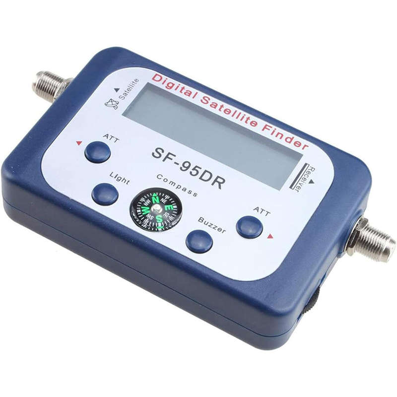 SF-95DR Professional Satellite Finder with High Accuracy Backlit Display LNBF Frequency Indicator Pl