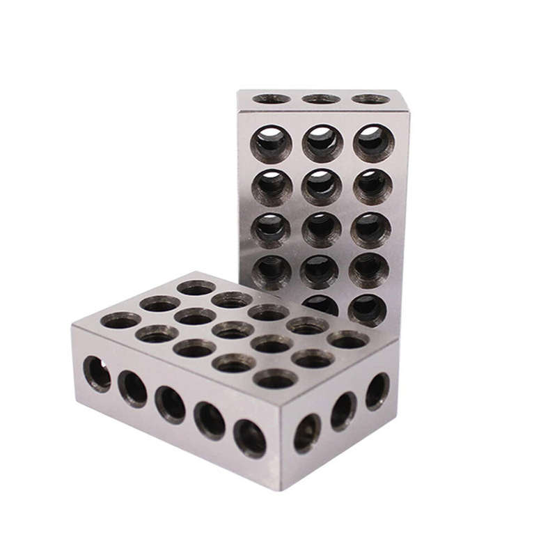 Precision Parallel Gauge Block 1-2-3 Inch 23 hole parallel iron gauge block Accuracy 0.005mm M10 thr