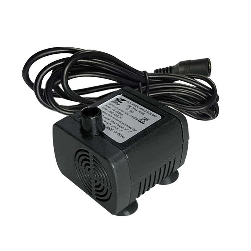 12V Mini Solar Flowing Water Fountain Pump Compact Waterproof Impurity Guard Ideal For Fishbowls Pow