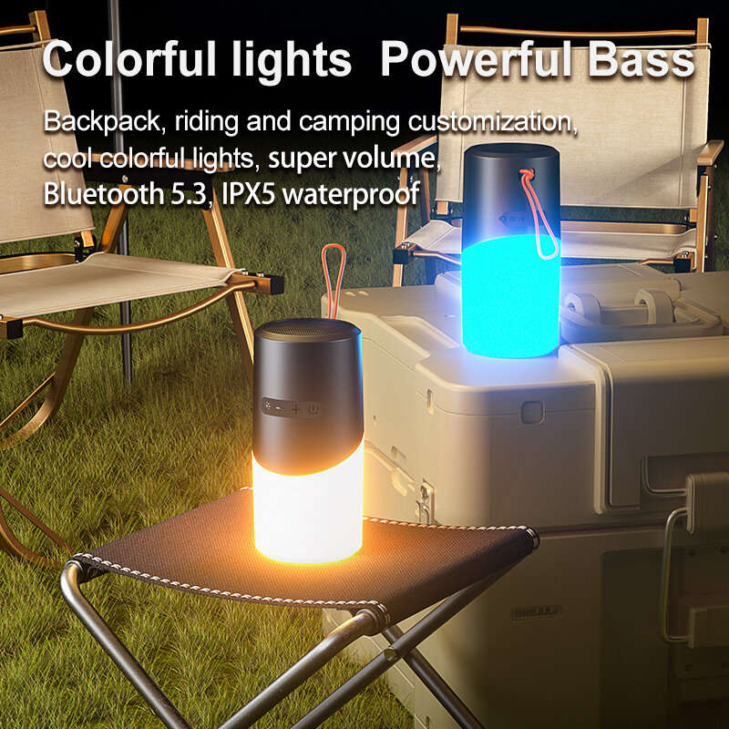 EBS-705 bluetooth 5.3 Speaker Portable Speaker 52mm Driver 360 Stereo Surround Sound Powerful Bass R
