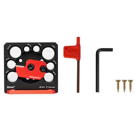 Adjustable Electric Drill Truck Circular Auxiliary Tool 5/16inch to 3/4inch Round Wooden Rod Tenon-I