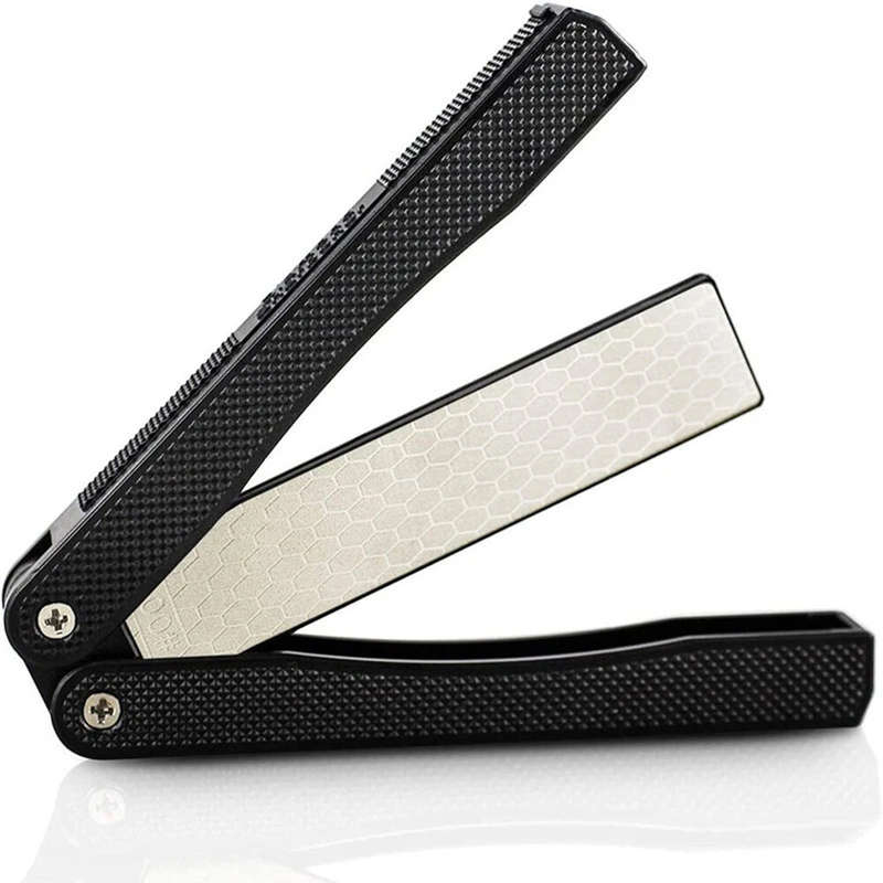 Double Sided Folded Pocket Sharpener Diamond Knife Sharpening Stone Kitchen Tool Professional Grinds