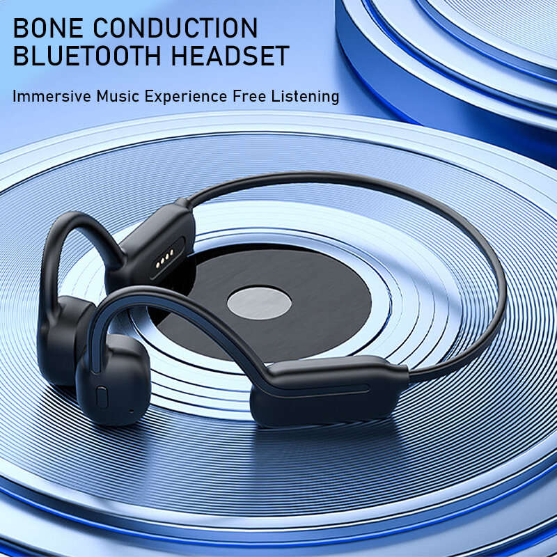 CS05 True Bone Conduction Earphone bluetooth 5.3 Panoramic Surround HiFi Sound 360 Flexible Magnetic