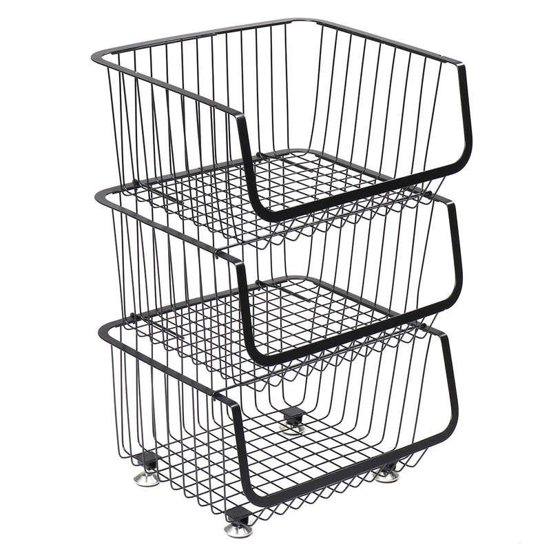 2/3/4/5 Tiers Kitchen Storage Racks Bookshelf Bathroom Shelf Space Saving Holder Organizer with Whee