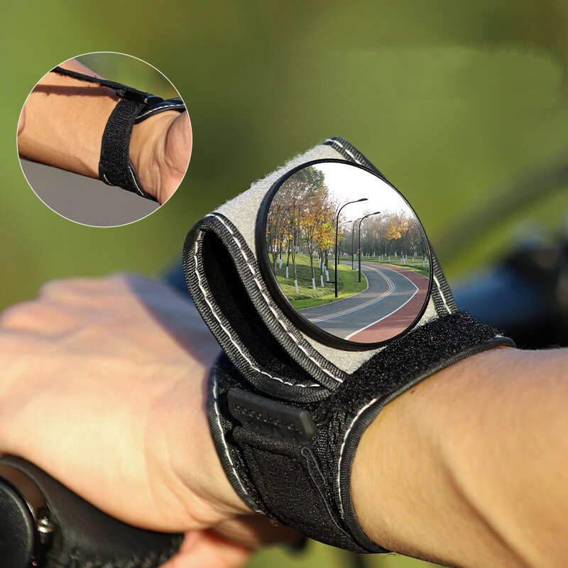 XANES Portable Bicycle Mirror HD Cycling Wrist Mirror Safety Rearview Mirrors MTB Road Bike Rear Vie