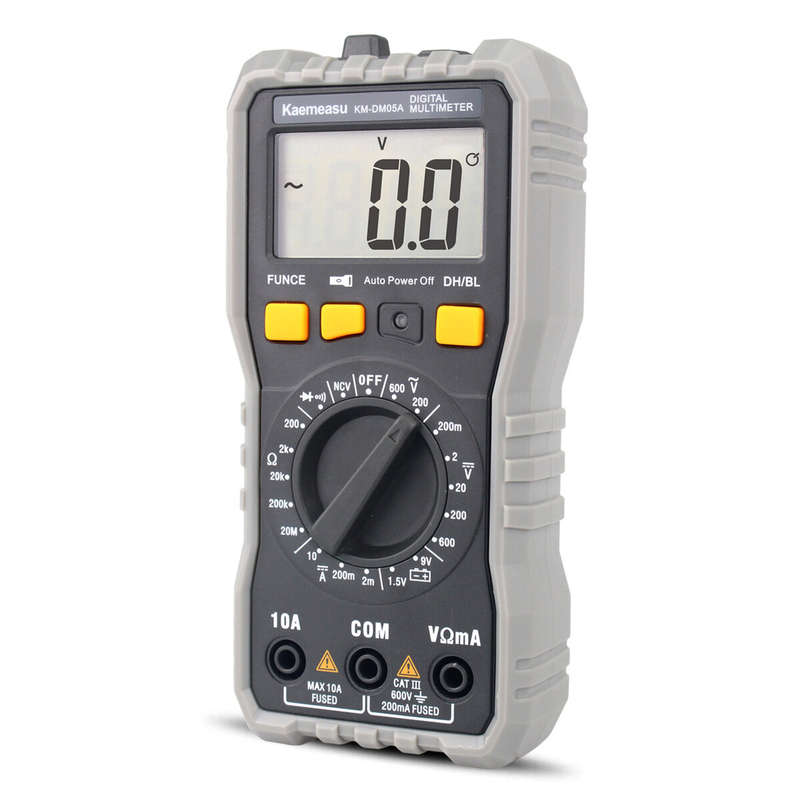 Kaemeasu KM-DM05A Multimeter Pro Compact Digital Multimeter with LCD Display Accurate DC/AC Voltage