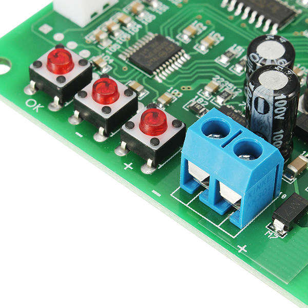ZHIYU DC 12V 24V 48V 2 Way Cooling PWM 4 Wire Fan Temperature Controller Temperature Speed Display