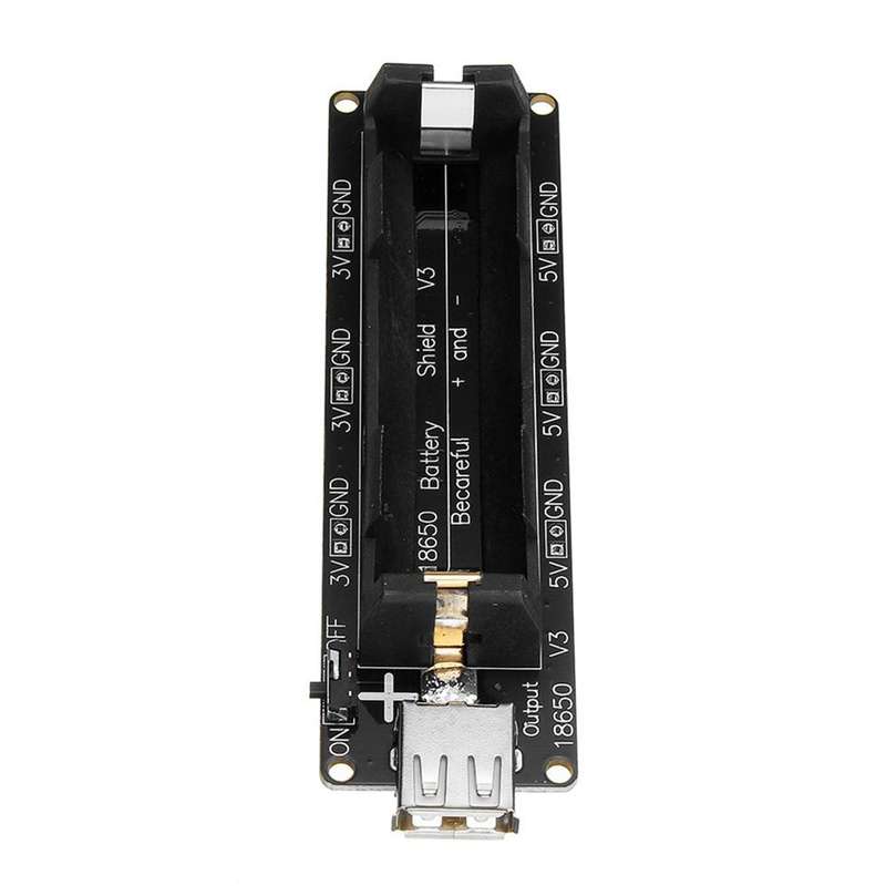 3Pcs ESP32 ESP32S 18650 Battery Charge Shield V3 Micro USB Type-A USB 0.5A Test Charging Protection