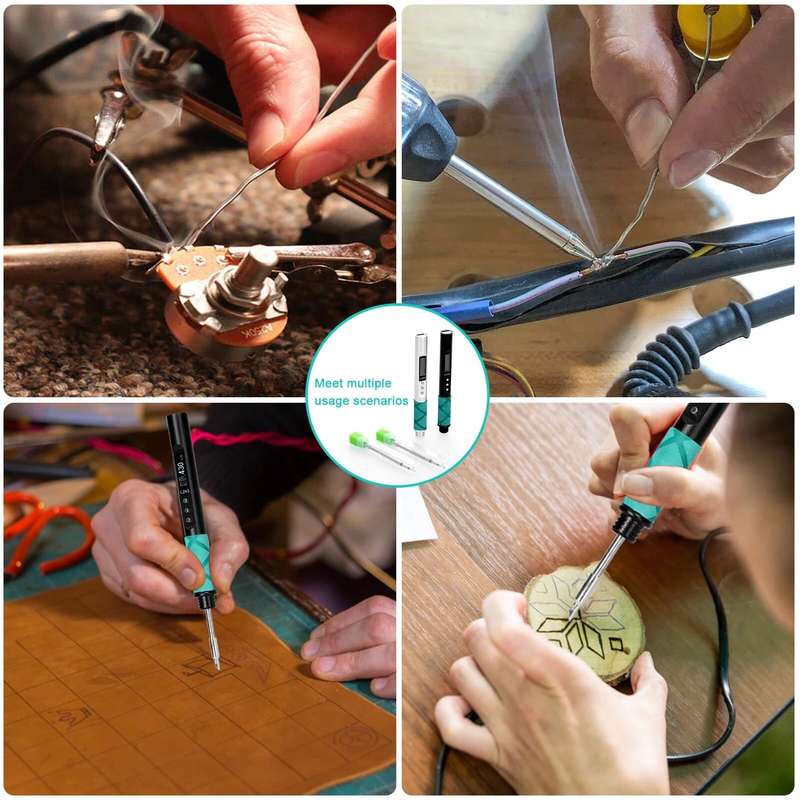 65W L245 Electric Soldering Iron Power Supplying Aluminum Alloy CNC Shell QC PD Type-C Compatible JB