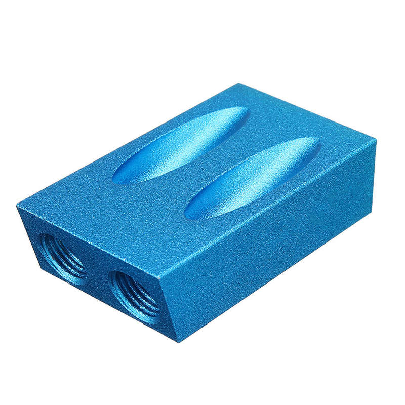 Drillpro Pocket Hole Screw Jig Dowel Drill Guide Woodworking Locator with Drill Bits Woodworking Cla