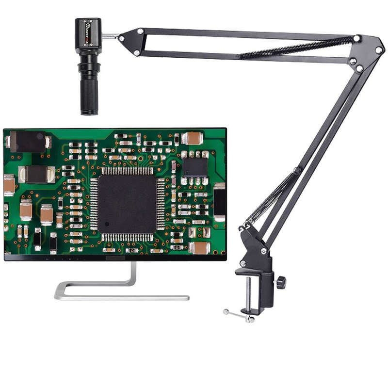 HAYEAR 24MP 4K 1080P HDMI Industrial Video Microscope Camera 1X-130X Zoom C Mount Lens Remote Contro