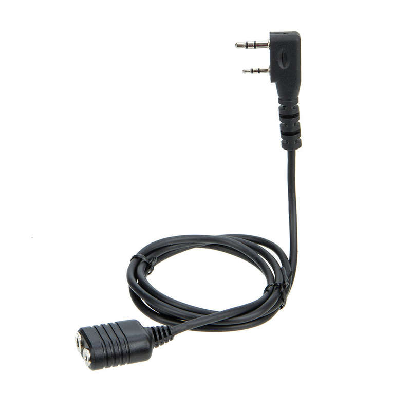 1M K type 2 Pin Speaker Mic Headset Earpiece Extension Cord Cable for BaoFeng UV-5R BF-888s Walkie T