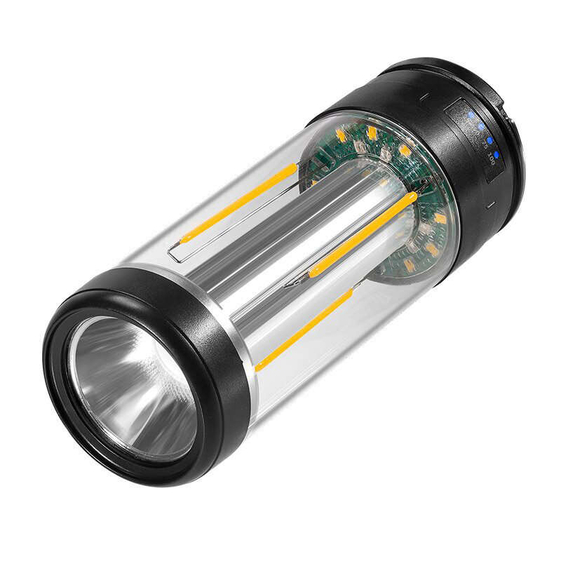 Outdoor Lighting LED Camping Light Multifunctional USB Charging Solar Tent Light Hunging Stand Lamp
