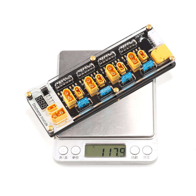 HGLRC Lipo Battery Balance Charger Board Pro 40A XT60 XT30 Plug 2-6S Integrated with Lipo Discharger