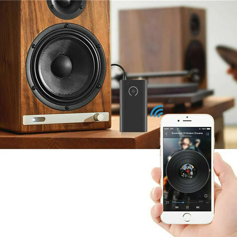 B10S 2 in 1 bluetooth 5.0 Transmitter Receiver TV PC Car Speaker 3.5mm AUX Hifi Music Audio Adapter/