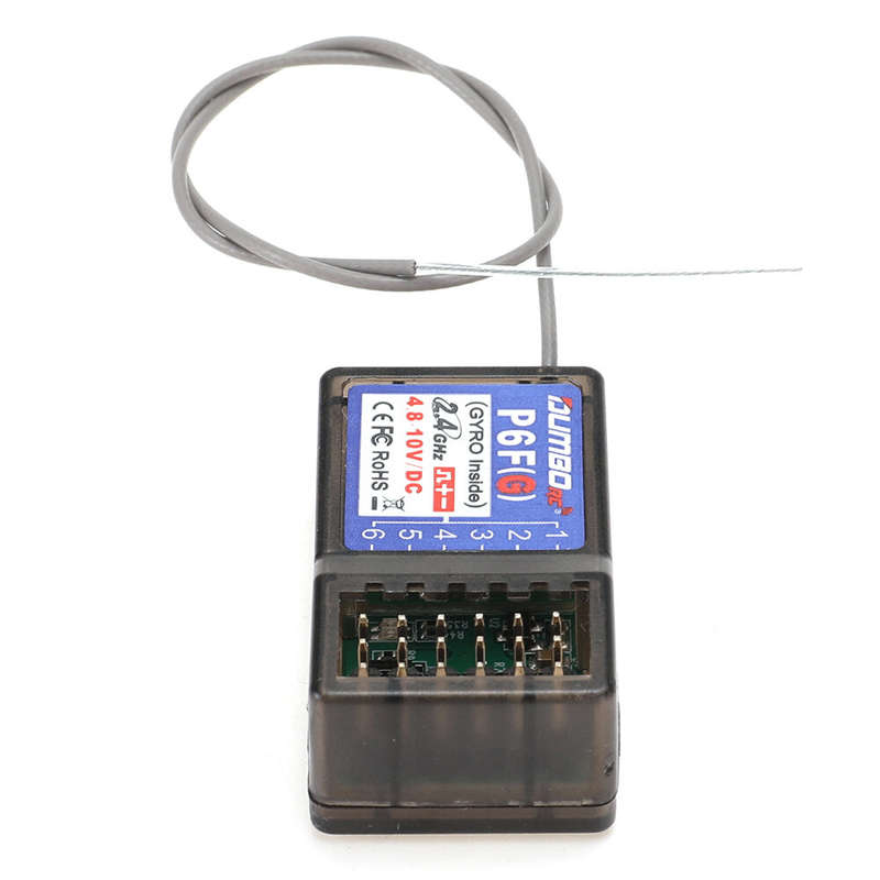 DUMBORC X6F/P6F 2.4GHz 6CH RC Receiver without Gyro Function Compatible X4 X5 X6 RC Radio Transmitte