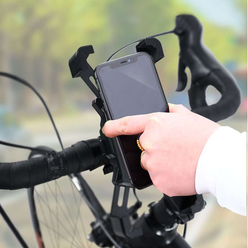Universal Bike Holder 360 Adjustable Shockproof Anti-fall Handlebar Holder Suit for 4.8-6.8 Inch Cel