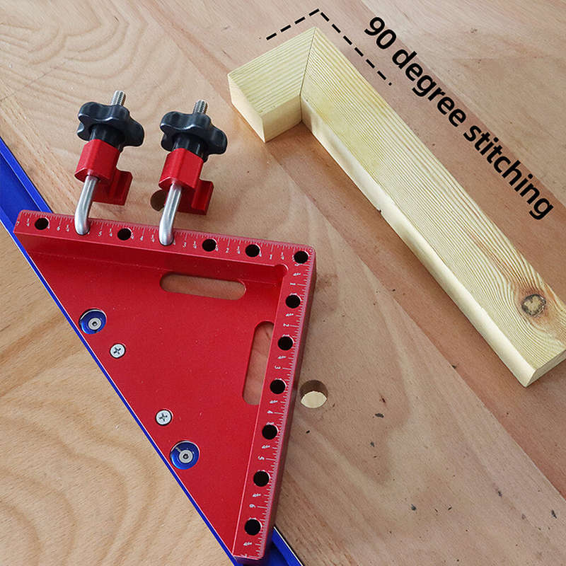 90 Degree Woodworking Square Splicing Board Right Angle Fixed Clamping Positioning Square Ruler