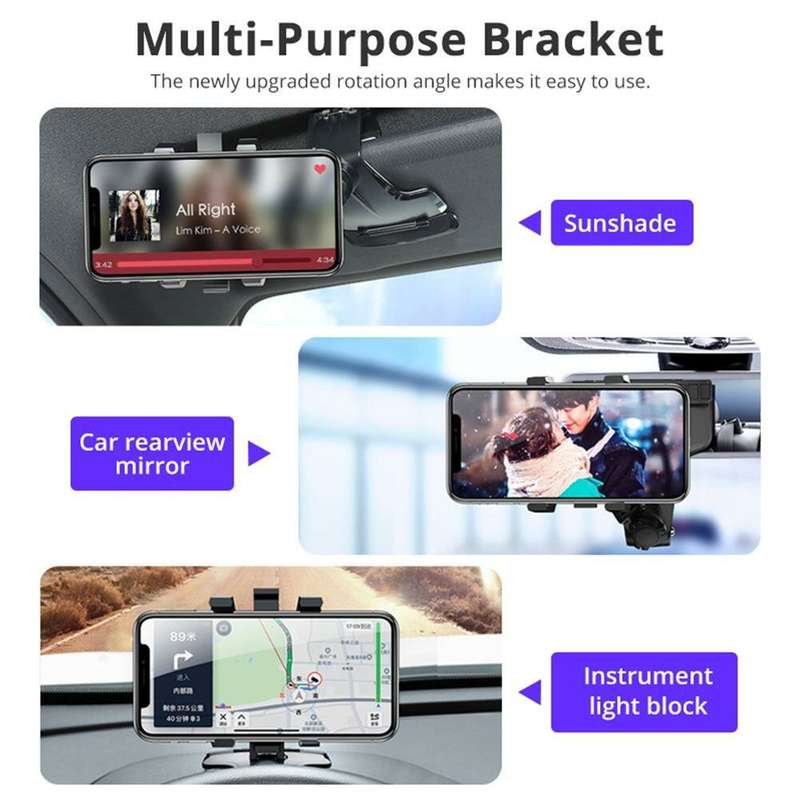 Parking Number Car Mobile Phone Holder Bracket Upgrade Multi-functional Vehicle With Navigation Rota