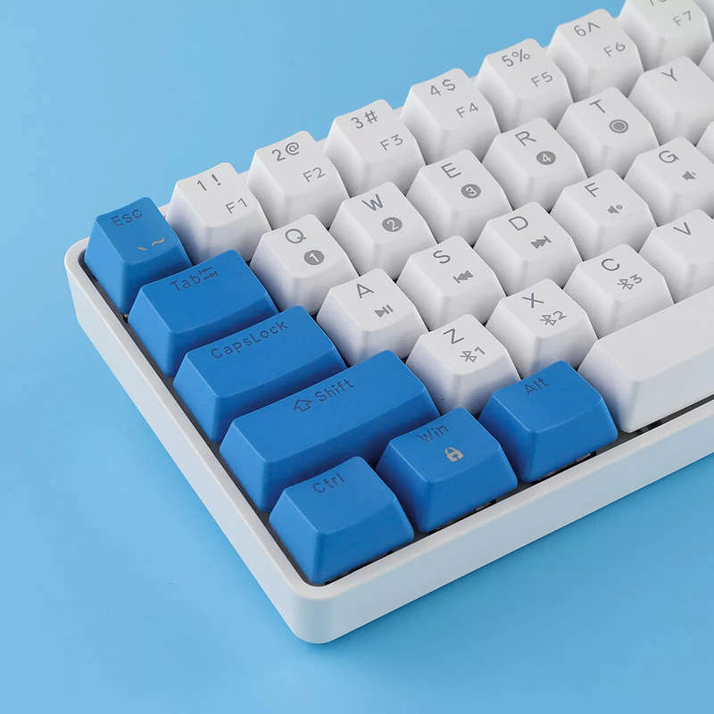 TMKB GK61 Mechanical Gaming Keyboard 61 Keys Full-Key Programmable PBT Translucent Keycaps Dual-Mode