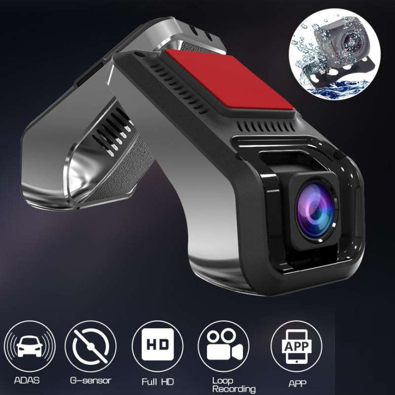 Car DVR 1080P Full HD With ADAS G-Sensor Loop Recording For Android Radio Player 170 Wide-Angle Car