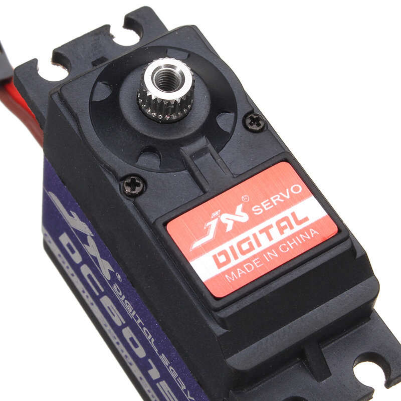 JX DC6015 14.32KG DC Metal Gear High Torque Standard Angle Digital Servo For RC Model Transmitter Ra