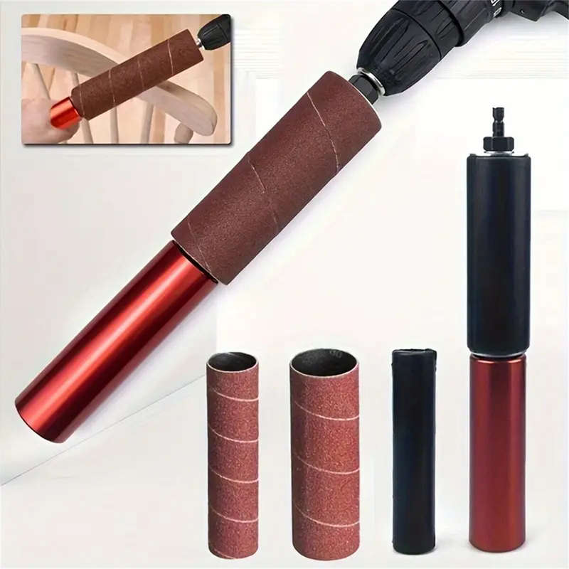 Sanding Rod 10PCS Spindle Sander Sleeves Sand Sleeves Woodworking Sanding Wood Metal Plastic Stone M