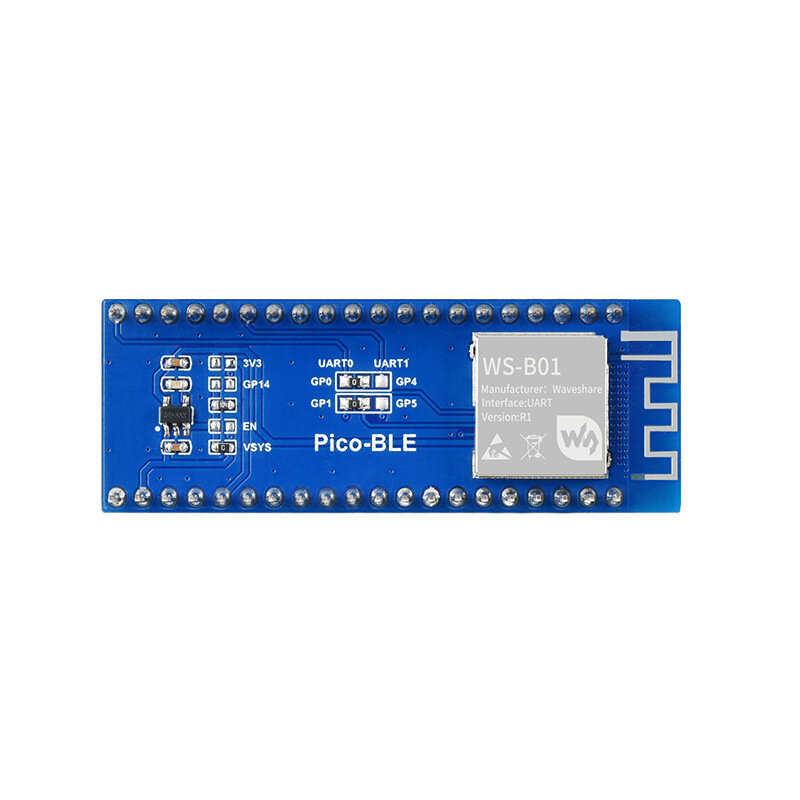 Dual Mode bluetooth 5.1 Expansion Module Board for Raspberry Pico UART 5V/3.3V Wireless Communicatio