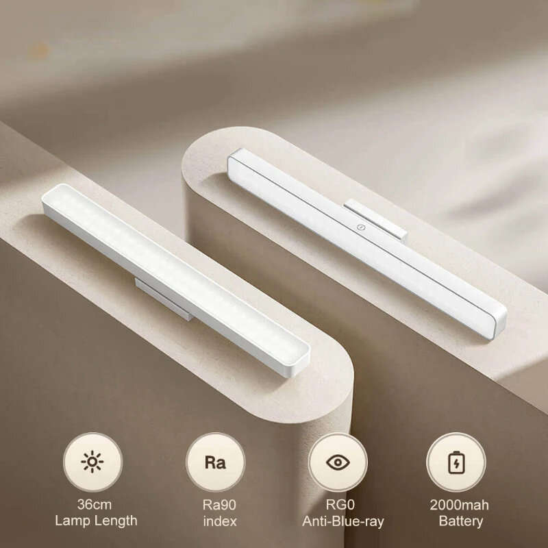 Xiaomi Mijia Reading Magnetic Lamp 2000mAh Rechargeable LED Light RG0 Anti-Blue Table Lamp Night Lig
