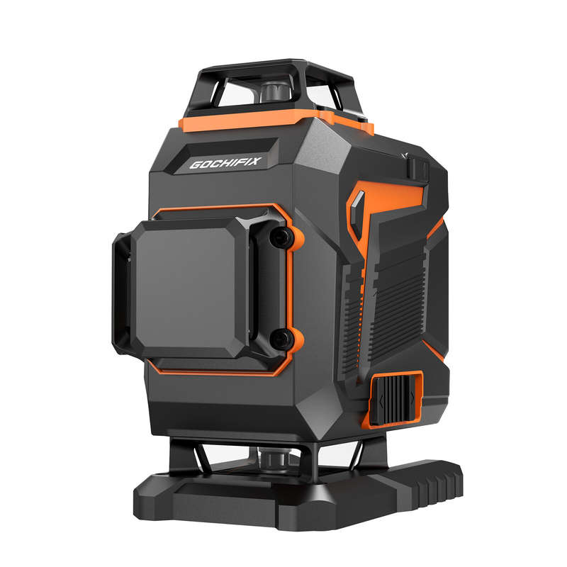 Laser Level GOCHIFIX 4x360 16 Line 4D Self Leveling Green Laser Level Horizontal Vertical Level Tool