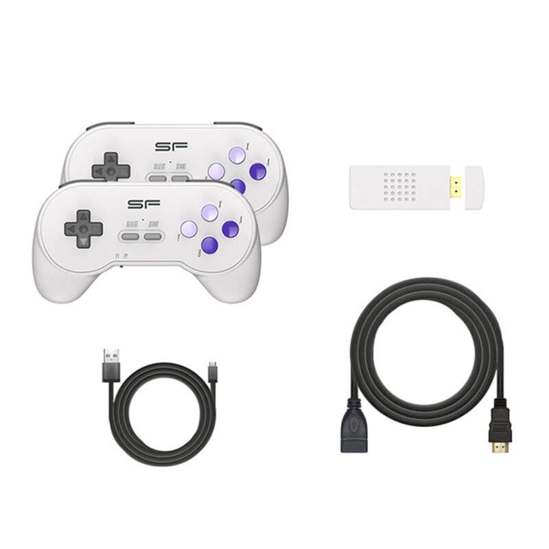Data Frog 4GB 3000 Games USB Wireless TV Game Console FC SFC Retro Video Game Player Portable Retro