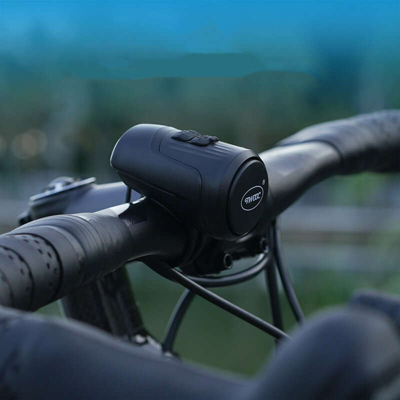 BENGGUO 2 in 1 Bike Handlebar Electric Horn 120dB Loud Anti Theft Alarm USB Charging IPX5 Waterproof